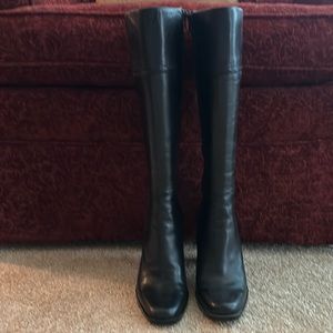 Nine West Black leather boots